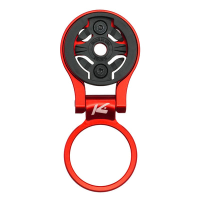 K-Edge Garmin Race Stem Mount - Adjustable Red Anodized