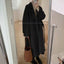 Manteau en laine mi-long pour femmes pour l'automne et l'hiver
