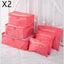 6-Piece Travel Storage Bag Set for Organized Packing