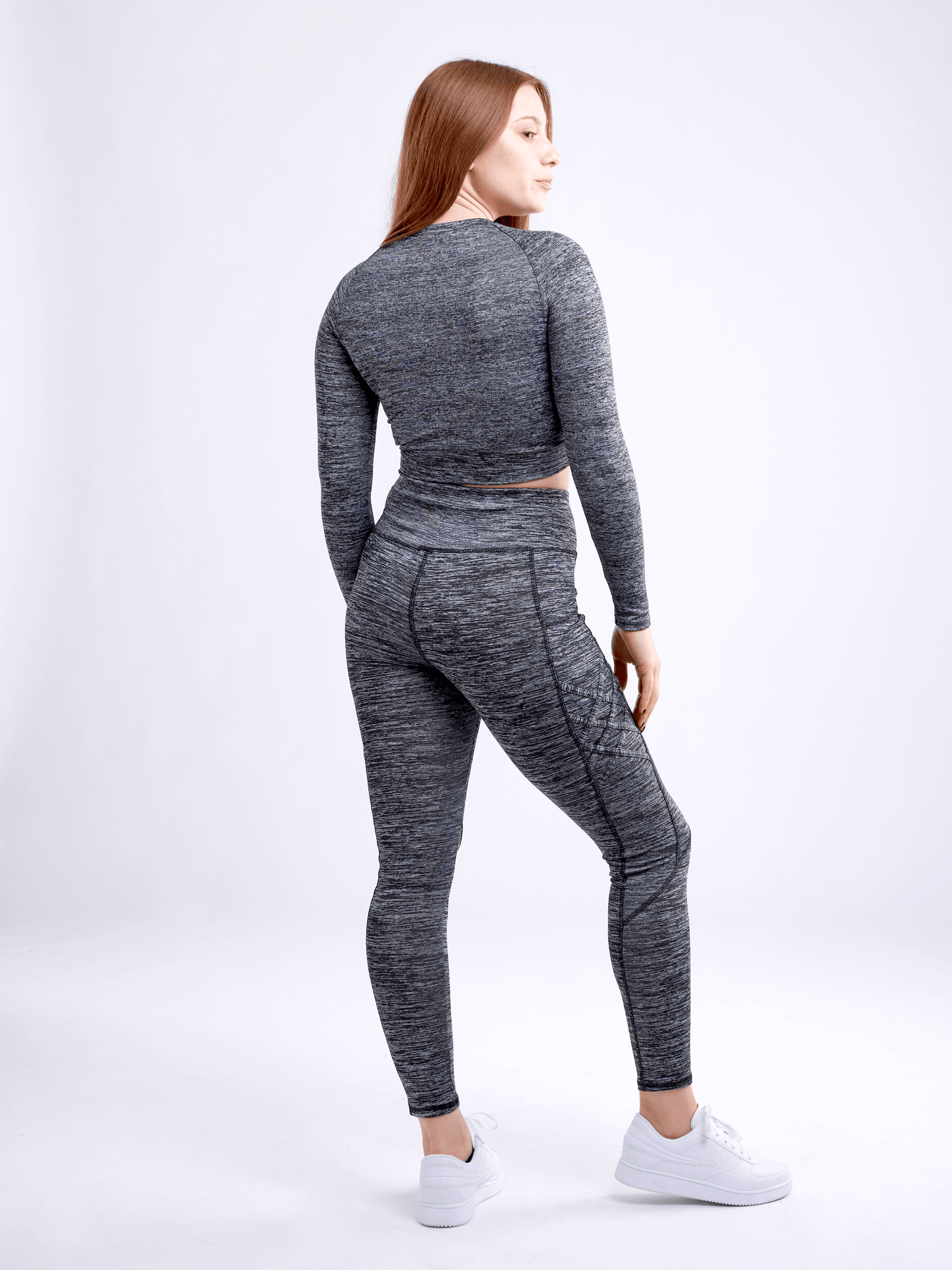 JupiterGear High-Waisted Criss-Cross Leggings with Pockets