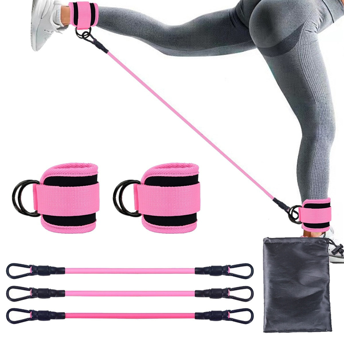 Ultimate Ankle Strap Resistance Bands for Hip and Leg Strength Training - Korvel