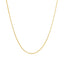 Chaîne en or jaune 14 carats à maillons ronds et taille diamant - 0,6 mm