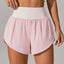 Shorts Actifs Taille Haute avec Poches