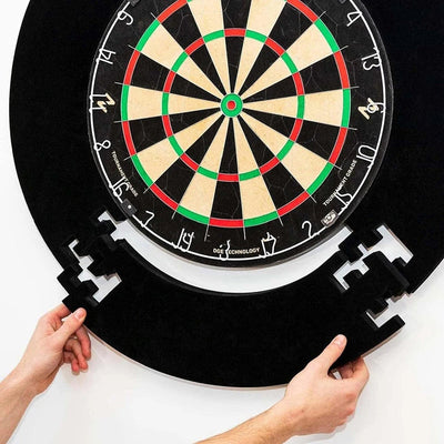 Black Dartboard Surround For Dartboard Universal Wall Protection Splicing Dartboard Surround Ring Dart Accessories - Korvel
