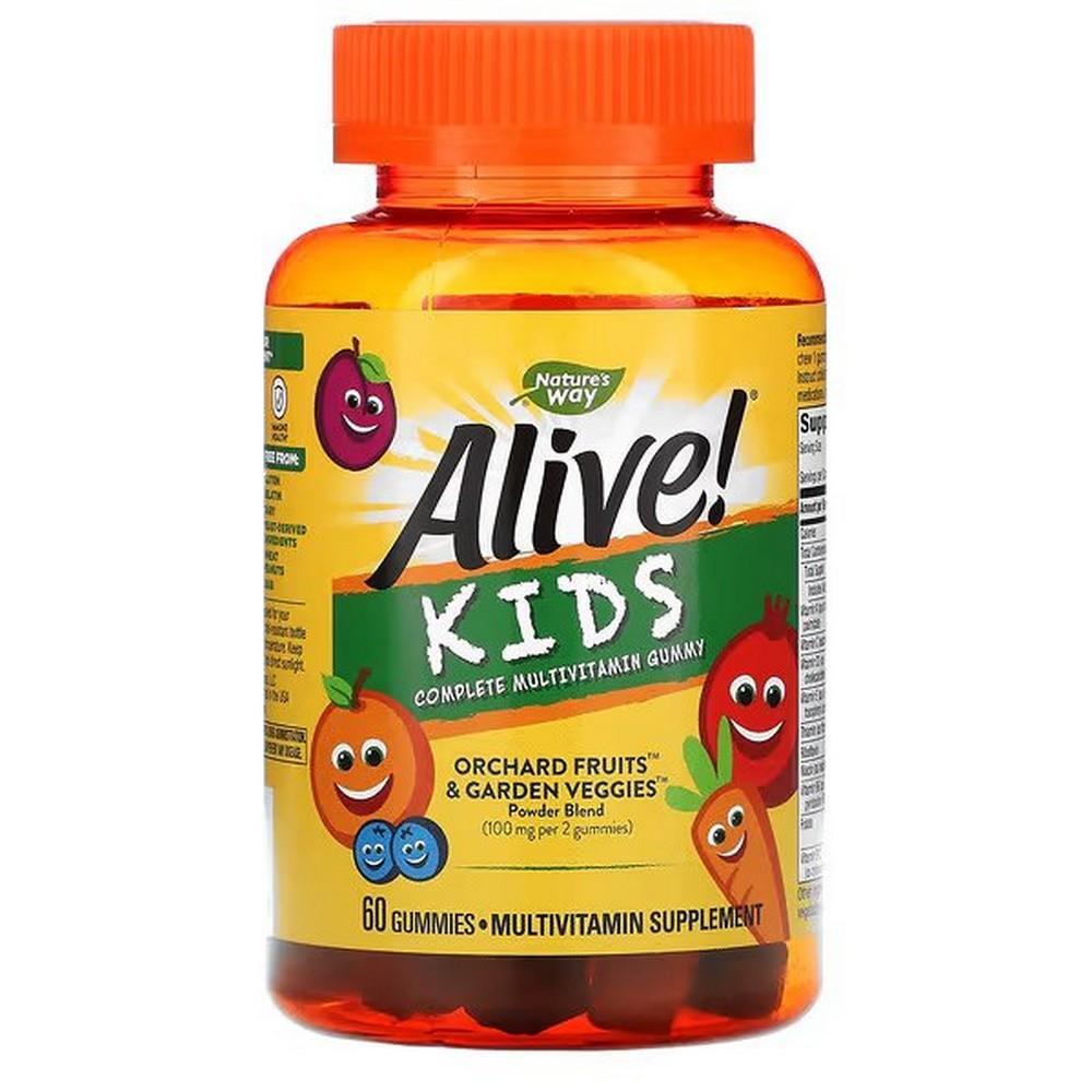 Nature's Way Alive! Kids Gummy Multivitamin - Cherry, Orange & Grape