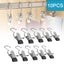 10pcs Premium Stainless Steel Clothespins for Laundry and Organization