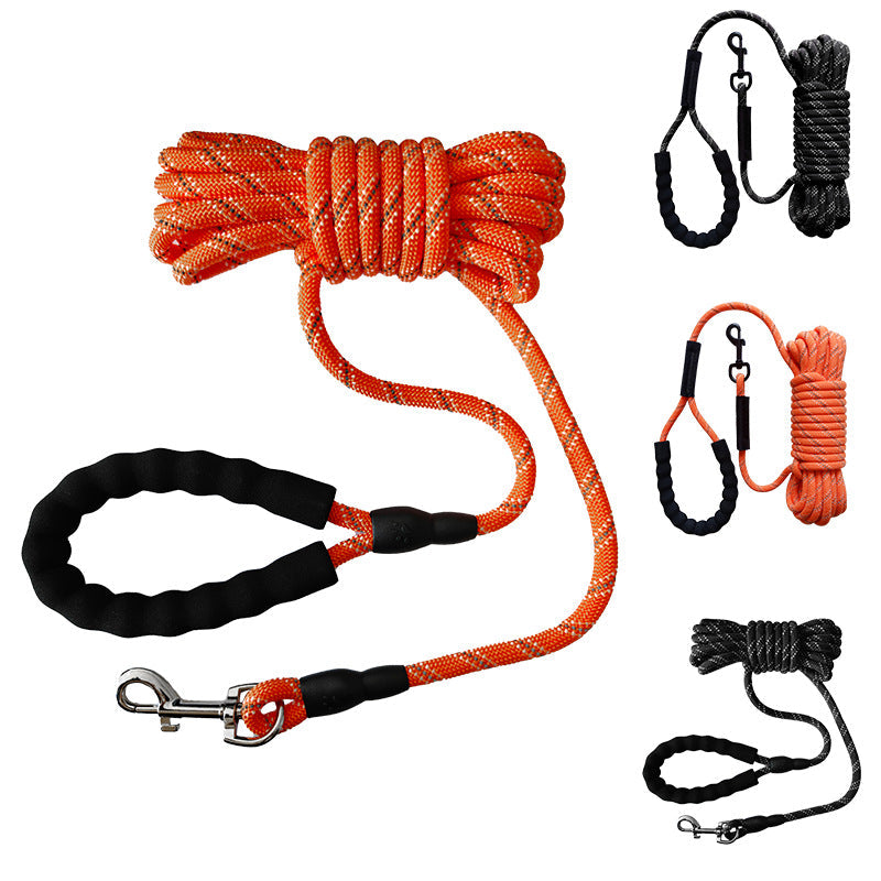 Extended Traction Rope 10m 20m 30m Recall Training Camping Backyard Dog Walking Rope Reflective Tracking Dog Leash - Korvel