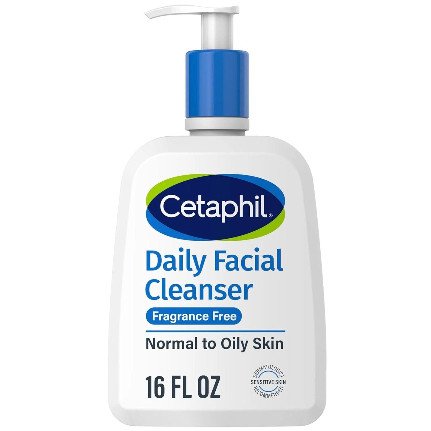 Limpiador Facial Diario Cetaphil - Sin Fragancia, 16 Fl Oz