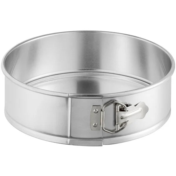 Molde para Pasteles Springform Premium - Aluminio, Acabado Natural, 3" de Alto