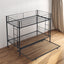 METAL Bunk Bed with trundle Black - Korvel