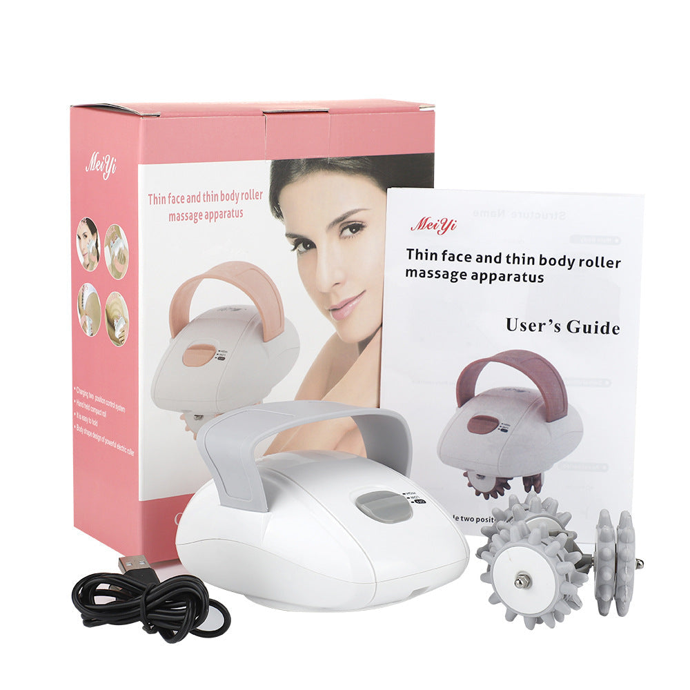 USB Rechargeable 3D Face Roller Massager