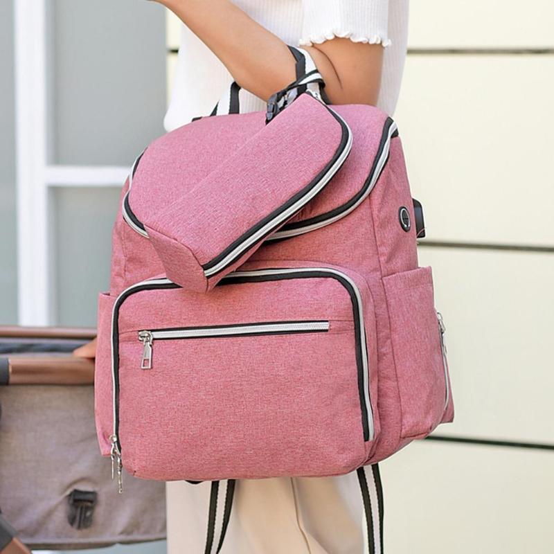 Fashion Maternity Diaper Bags Waterproof Mummy Nappy Bags Large Capacity Baby Care Nursing Bag Mother Multi-function Backpacks - Korvel