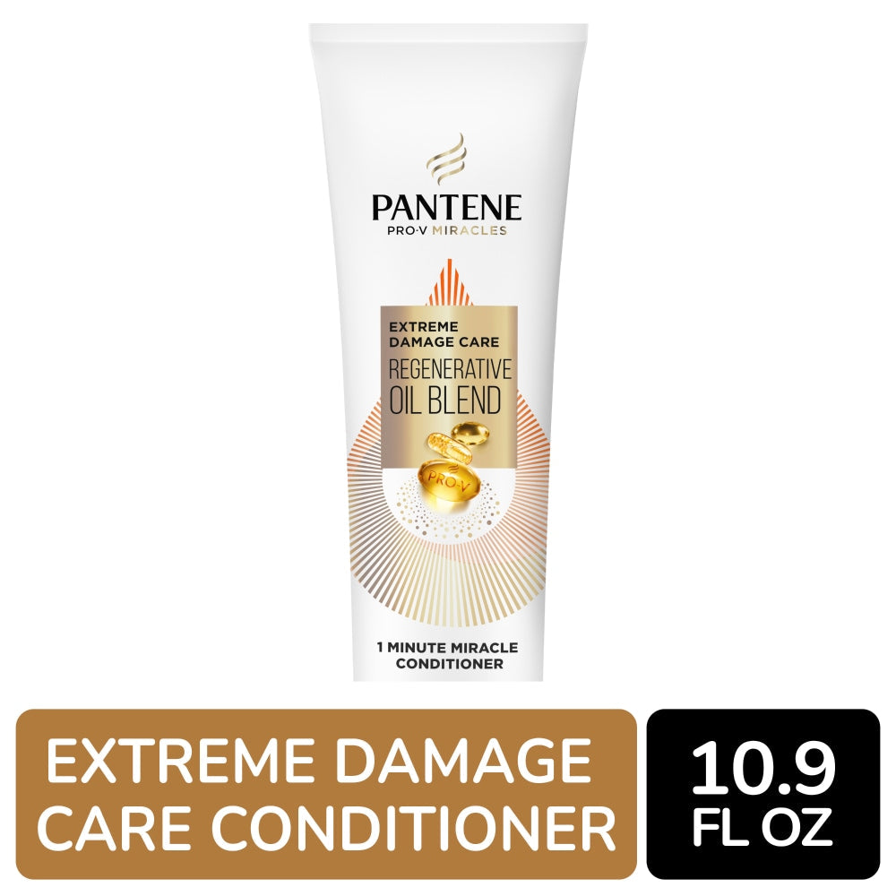 Acondicionador Pantene Pro-V Miracles Extreme Damage Care, 10.9 oz