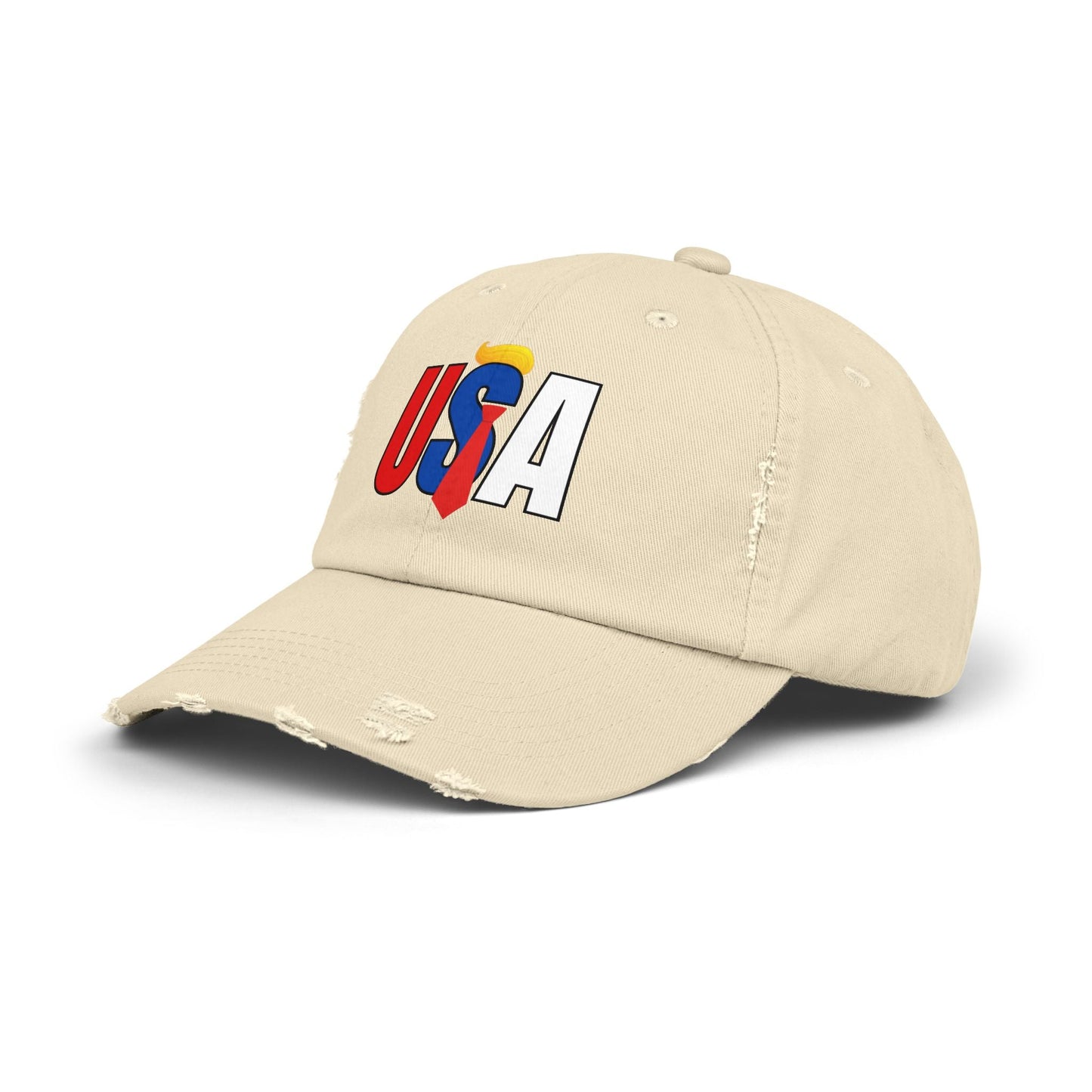 Gorra Unisex Tendencia Distressed USA