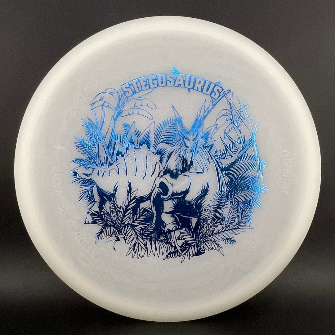 Glow Egg Shell Stegosaurus - Special Edition Disc Golf Disc