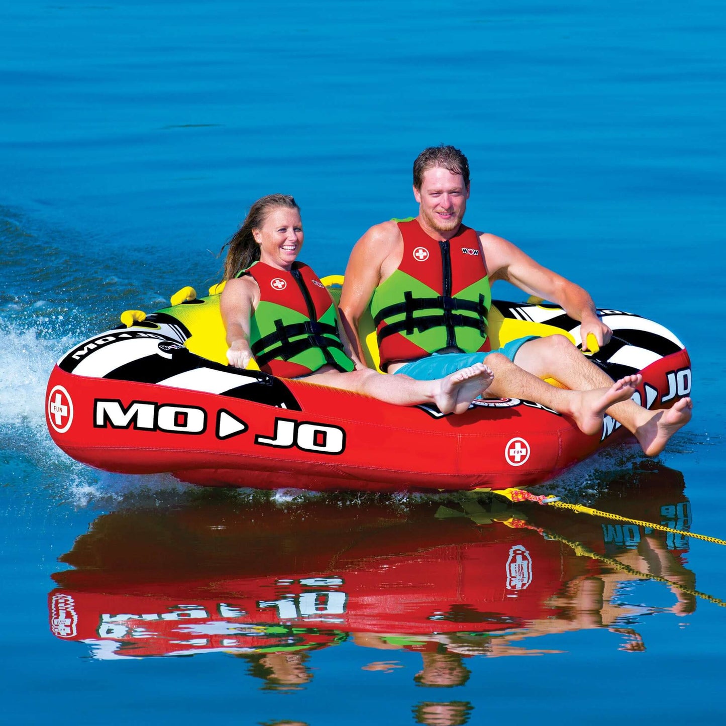 WOW Sports Mojo Tube de Traction pour 1 à 3 Personnes
