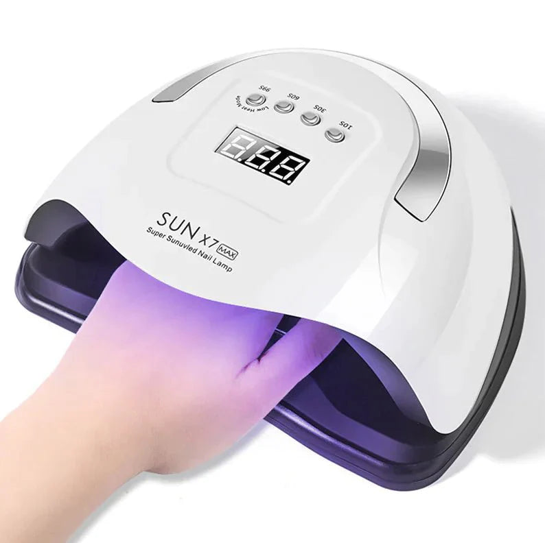 Sèche-ongles LED 220W pour le durcissement professionnel de gel