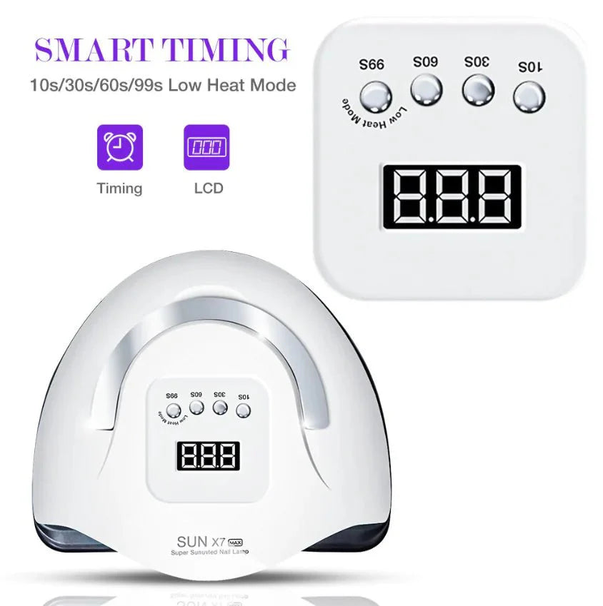 Sèche-ongles LED 220W pour le durcissement professionnel de gel