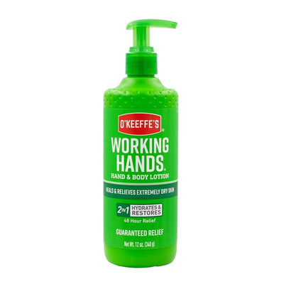 O'Keeffe's Working Hands Hand and Body Lotion - 12 oz Pump