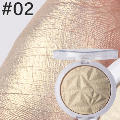 Makeup Monochromatic Diamond Polarized Highlight Powder Long-lasting Brightening, Fixing and Repairing Highlight Powder - Korvel