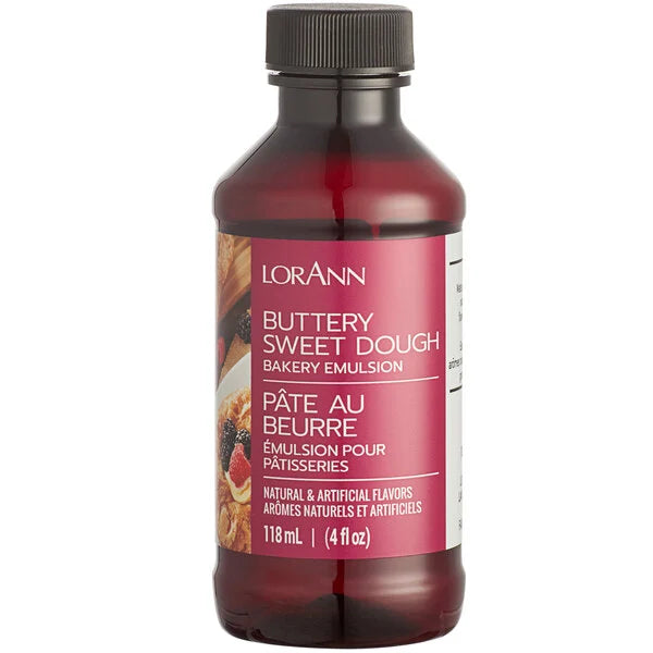 Emulsión de Masa Dulce Mantequillosa de LorAnn Oils, 4 fl. oz