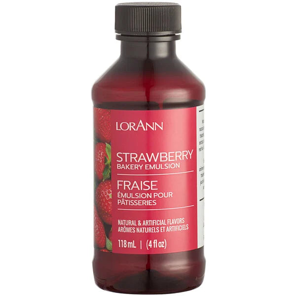 Émulsion de Pâtisserie à la Fraise LorAnn, 4 fl. oz