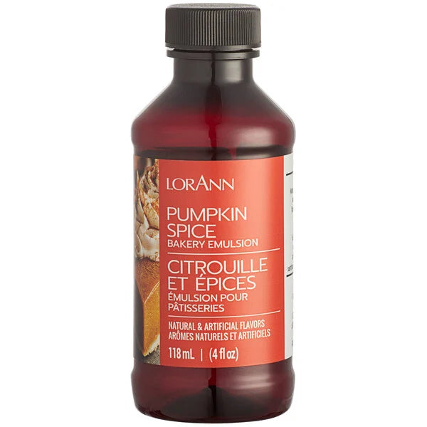 Emulsión de Especias de Calabaza LorAnn, 4 fl. oz