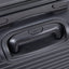 3 Piece Luggage Sets ABS Lightweight Suitcase with Two Hooks, Spinner Wheels, TSA Lock, (20/24/28) Black - Korvel