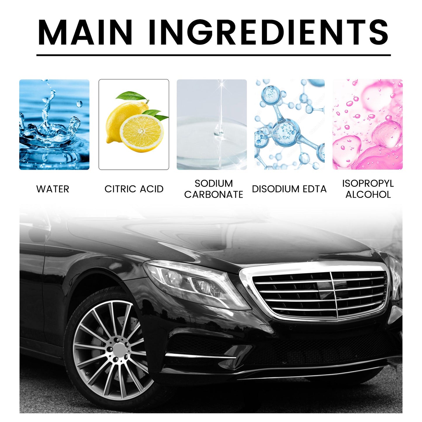 Wheel Paint Removal Iron Spray, Automobile Metal Rust Refurbishment Anti-Rust Care And Maintenance Cleaner - Korvel
