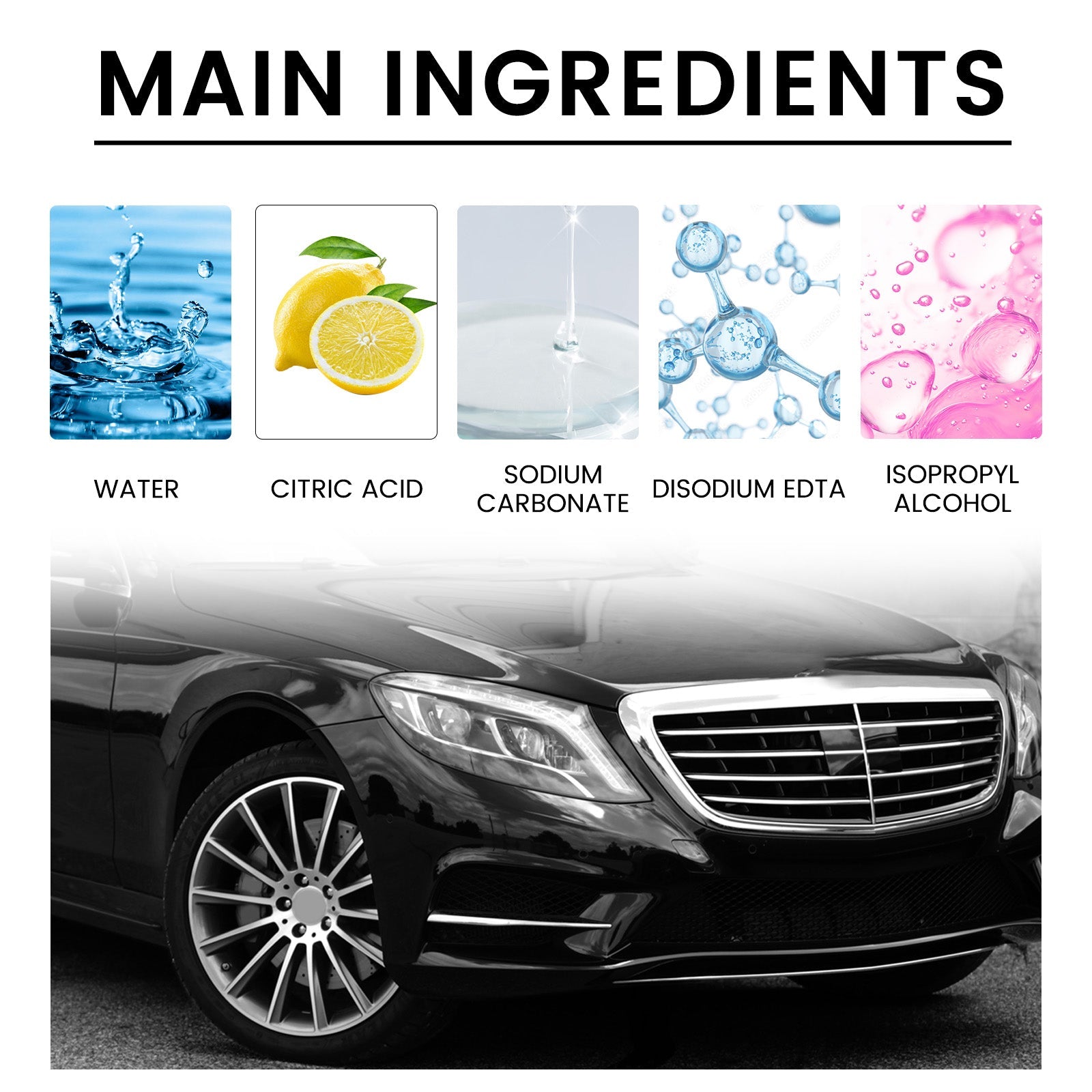 Wheel Paint Removal Iron Spray, Automobile Metal Rust Refurbishment Anti-Rust Care And Maintenance Cleaner - Korvel