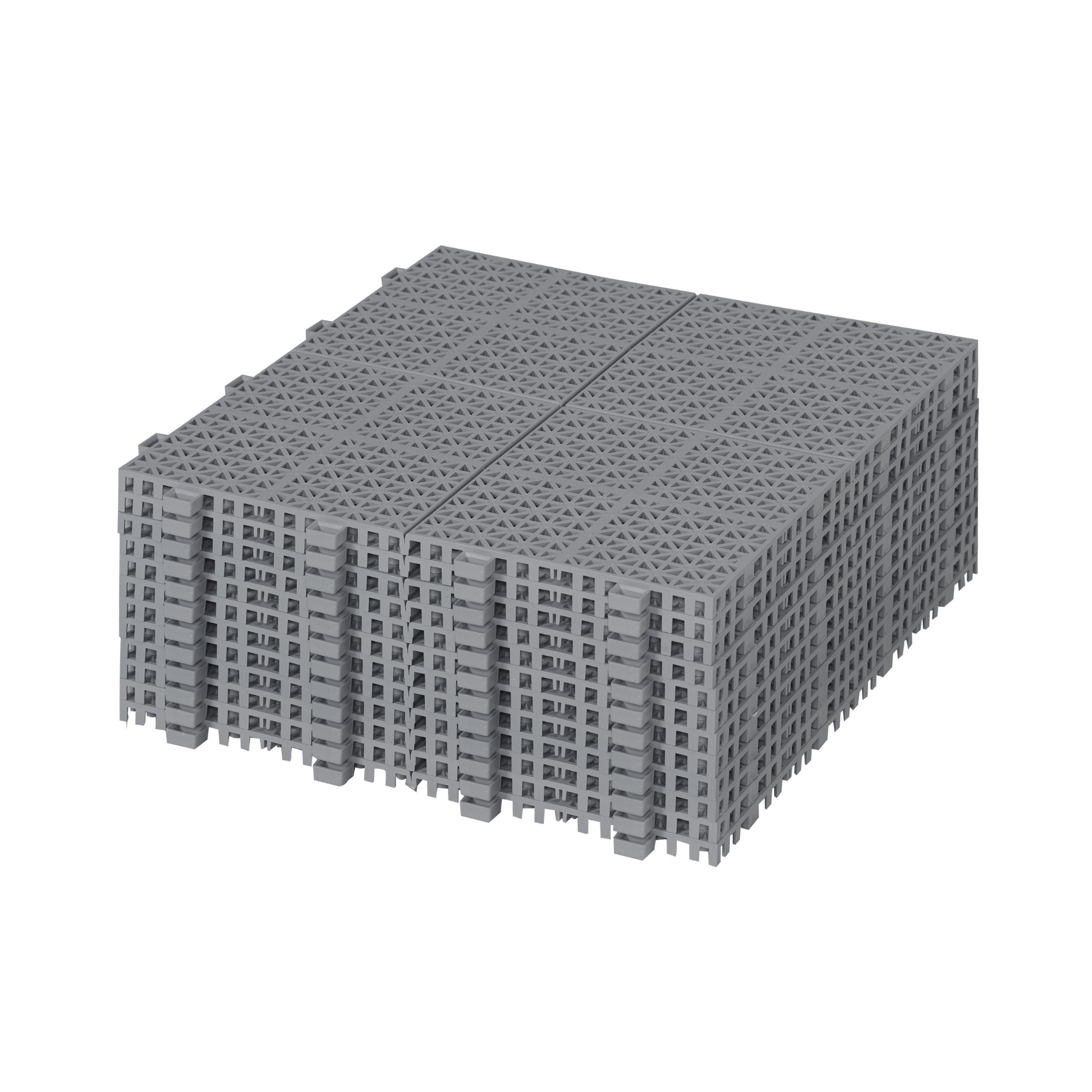 12 x 12 inch gray interlocking deck tiles, plastic waterproof, weighing up to 6613 pounds, with a rose pattern pack of 12 - Korvel