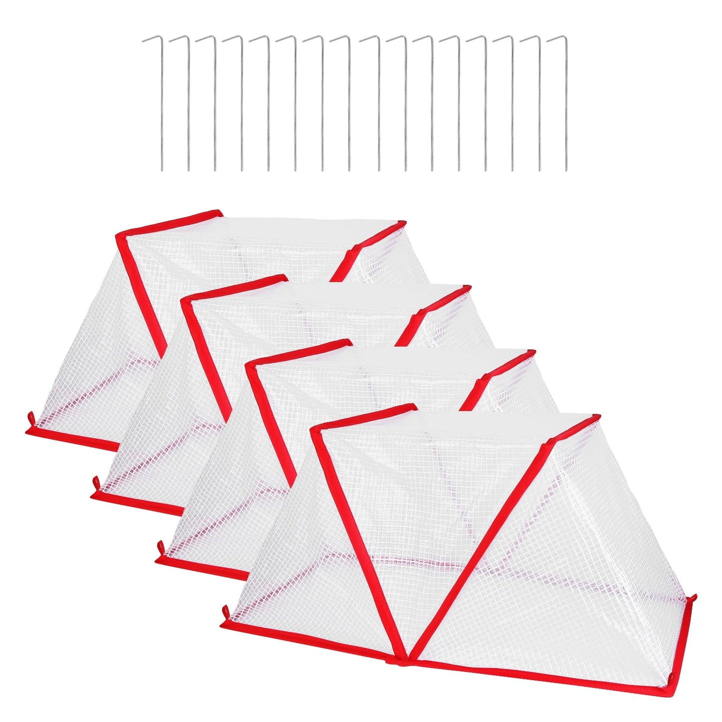 4-Pack Garden Row Accelerator Plant Covers