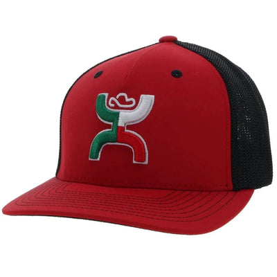 Vibrant Red "Boquillas" Flex Fit Cap by Hooey - Korvel