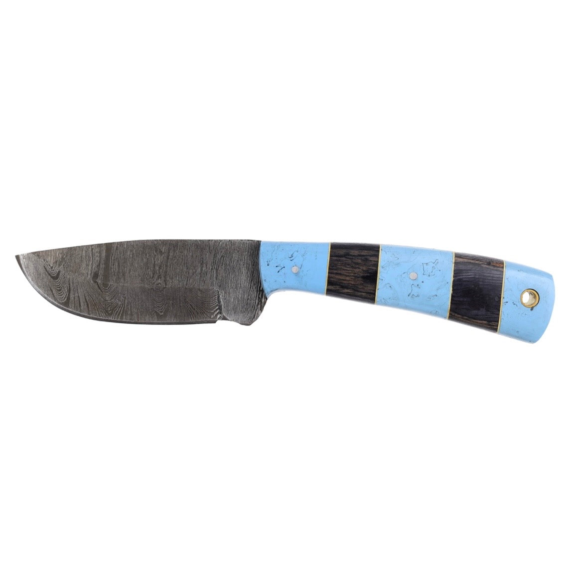 Cuchillo Lariat Midnight - Acero Damasco Hecho a Mano