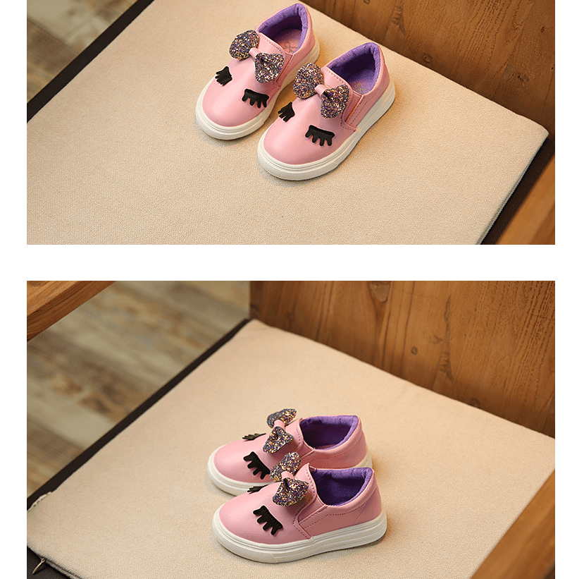 Zapatos Casual de Princesa con Lazo para Niñas en sus Primeros Pasos
