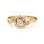 Anillo de Compromiso en Oro Amarillo de 14K con Diamantes Halo de 1/3 Cttw - Talla 7