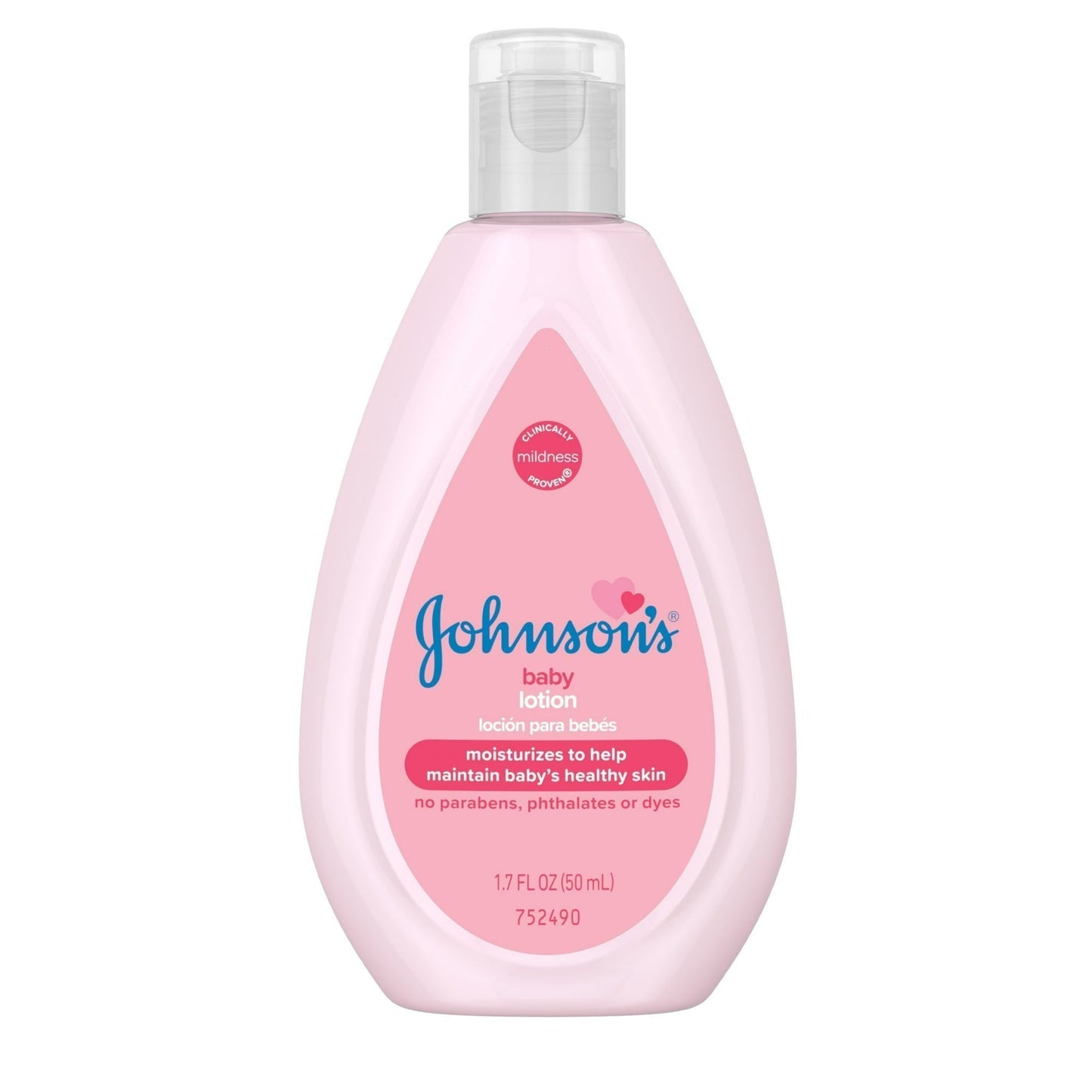 Lotion hydratante rose de Johnson's Baby avec huile de coco, 1,7 oz
