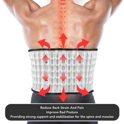 Inflatable Waist Belt for Comfortable Back Support