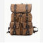 Mochila de Viaje Premium con Acentos de Lona y Cuero