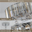 Chandelier en cristal moderne de luxe pour la décoration intérieure