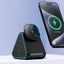 Wireless charger with speaker suitable for Apple phone magnetic wireless charging stand adjustable with Bluetooth speaker - Korvel