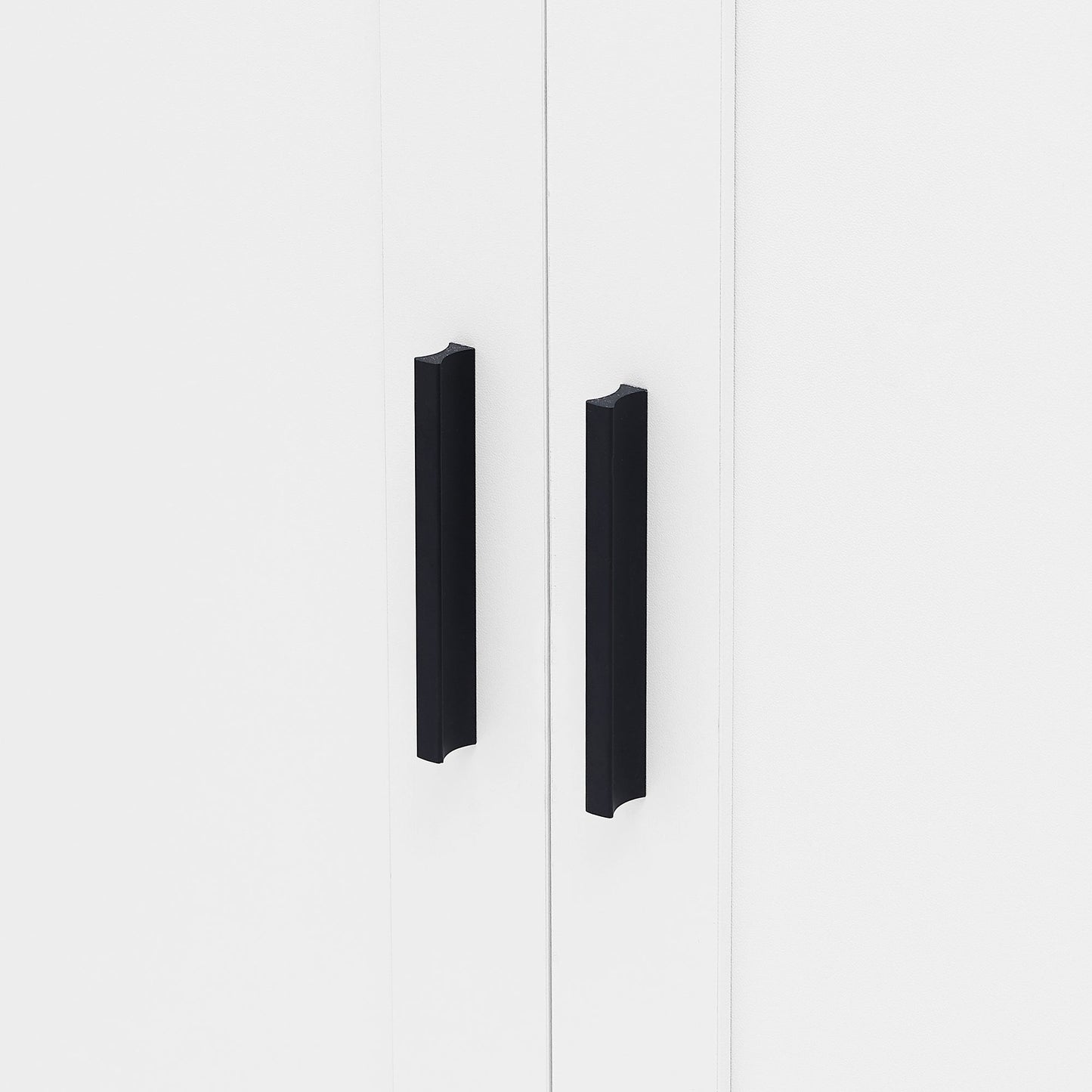 Storage Cabinet with Two Doors for Bathroom, Office, Adjustable Shelf, MDF Board, White - Korvel