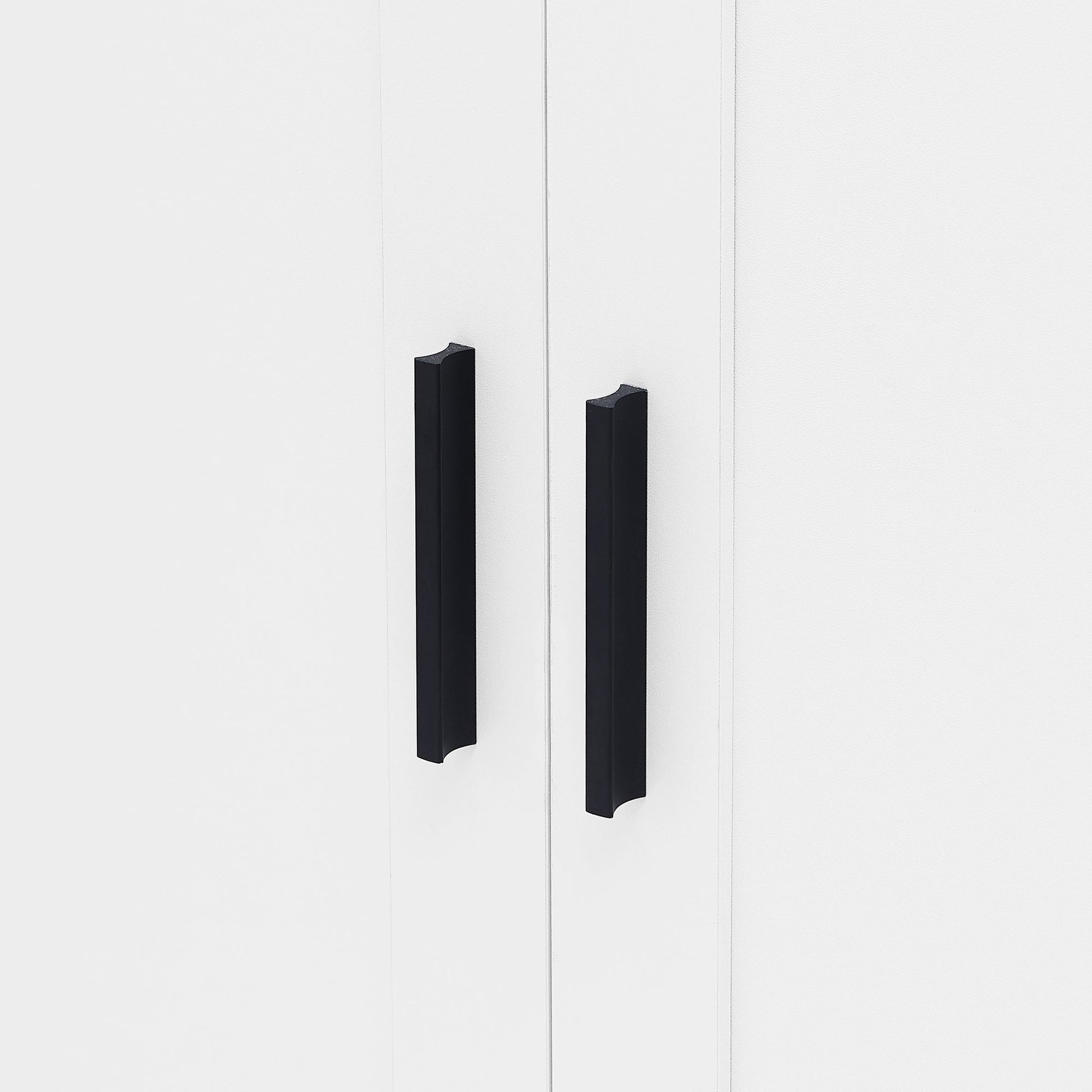 Storage Cabinet with Two Doors for Bathroom, Office, Adjustable Shelf, MDF Board, White - Korvel
