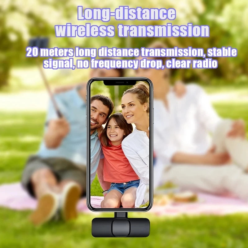 Buttonhole Lavalier Wireless Lapel Microphone Bluetooth Mini Mic For Phone PC Cell Mobile Small Micro Tiny Tie Mike Mikrofon USB - Korvel