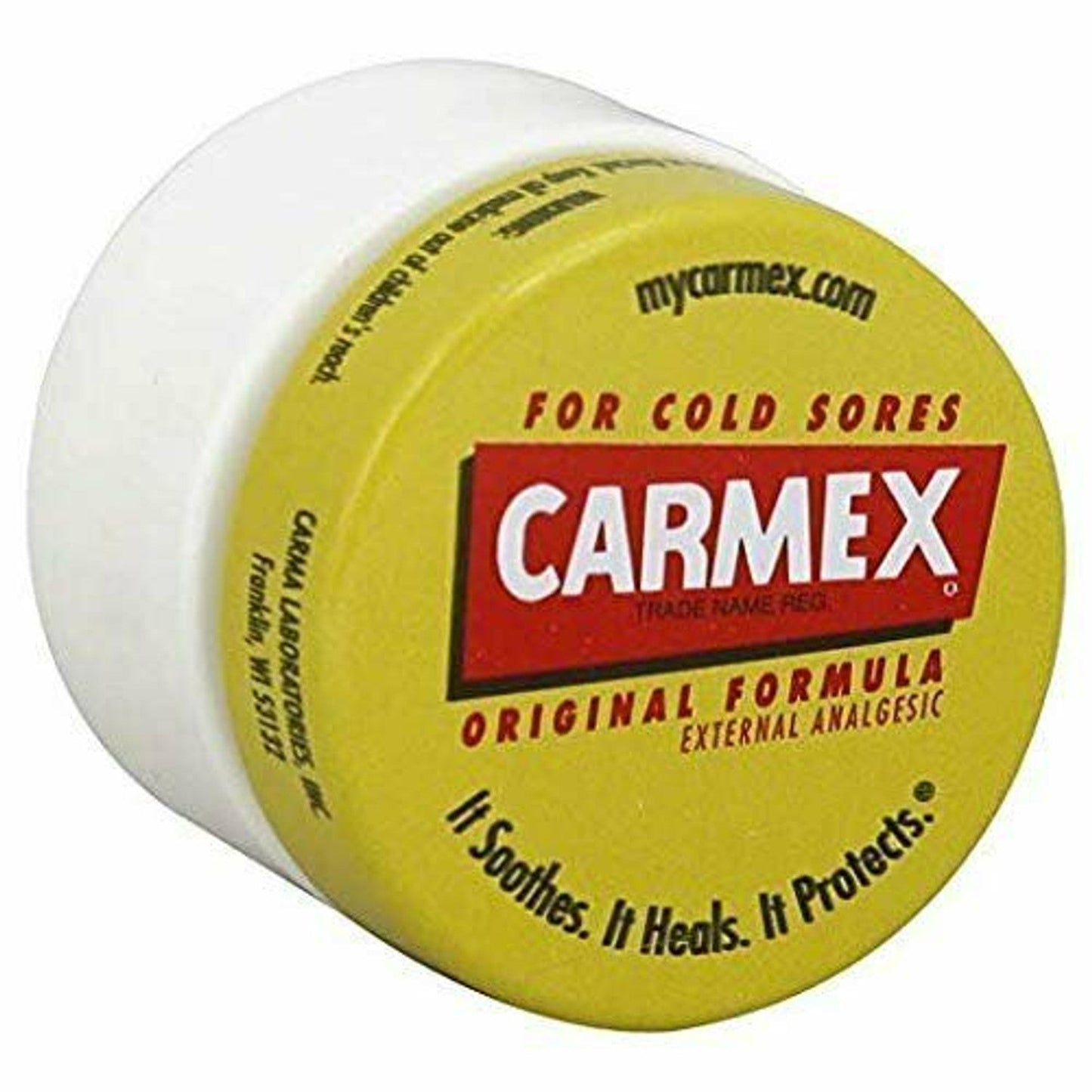 Carmex Baume à Lèvres Classique en Pot, Original, 0,25 Oz