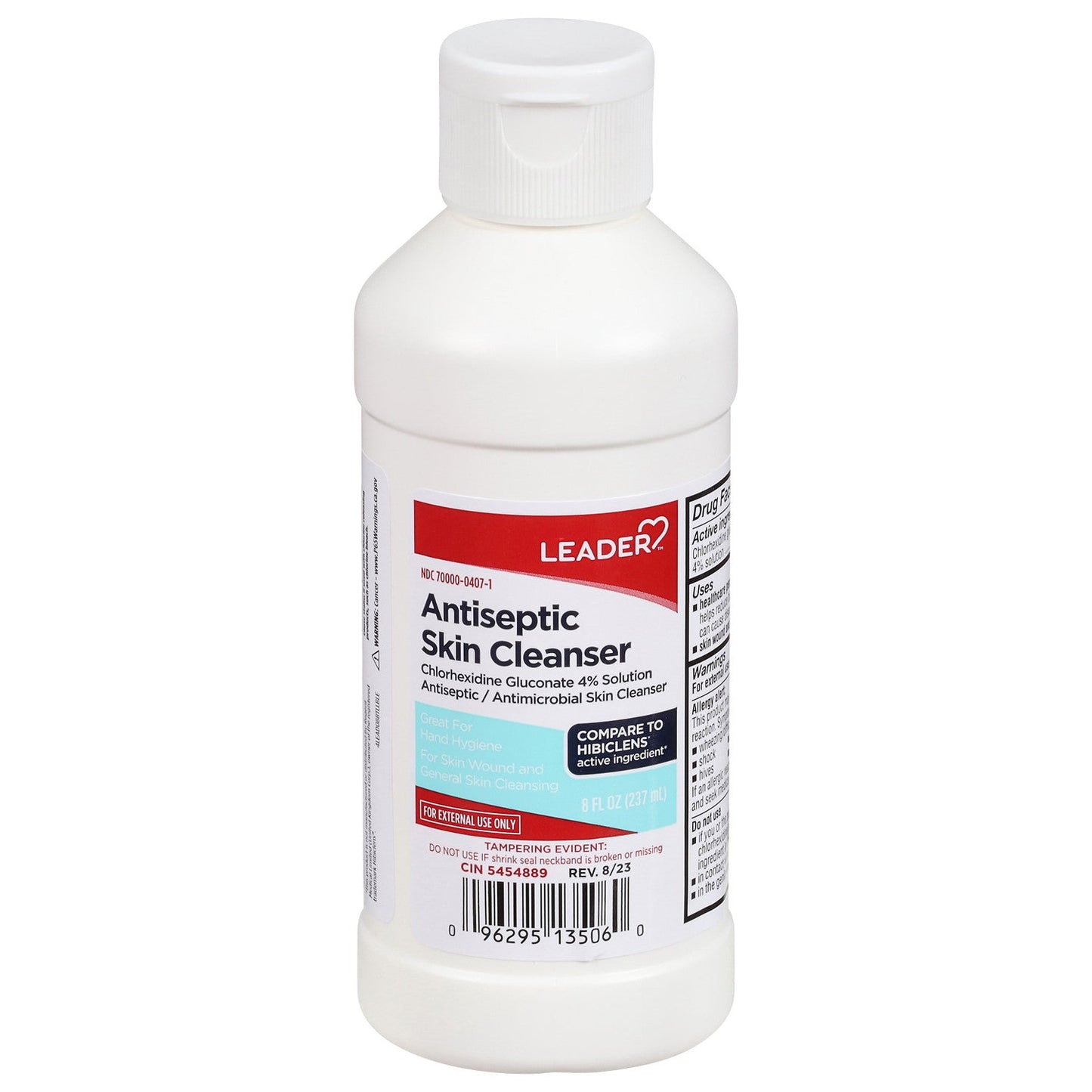 Nettoyant antiseptique pour la peau Leader 8oz