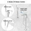 Single Handle Floor Mounted Freestanding Tub Filler - Korvel