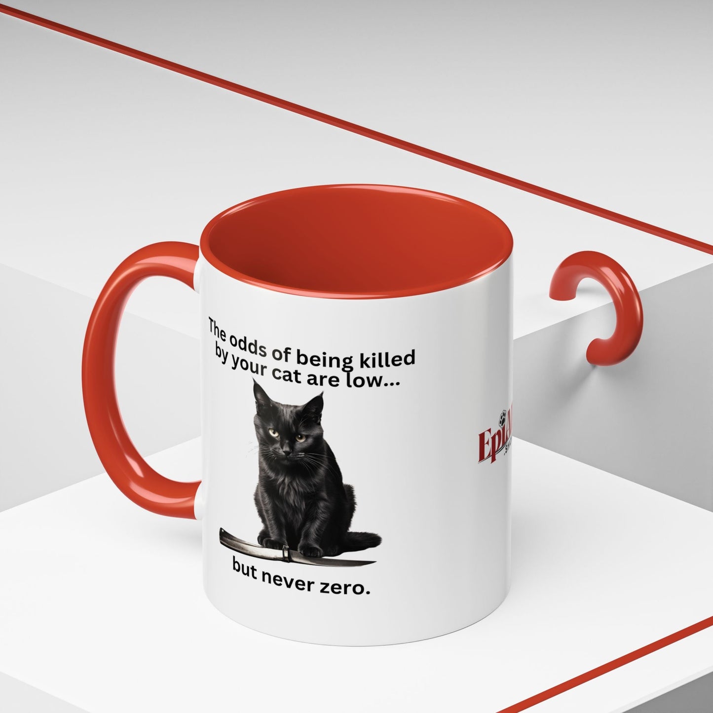 Charming Cat-Themed Accent Coffee Mug (11oz & 15oz) - Korvel