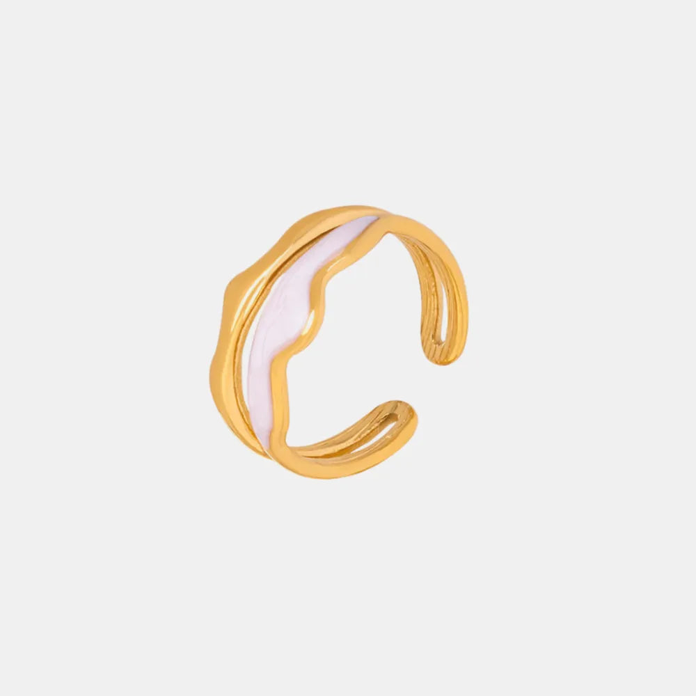18K Gold-Plated Open Ring - Korvel