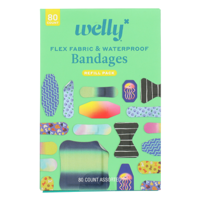 Welly Flex Fabric Bandages - Assorted Family Pack